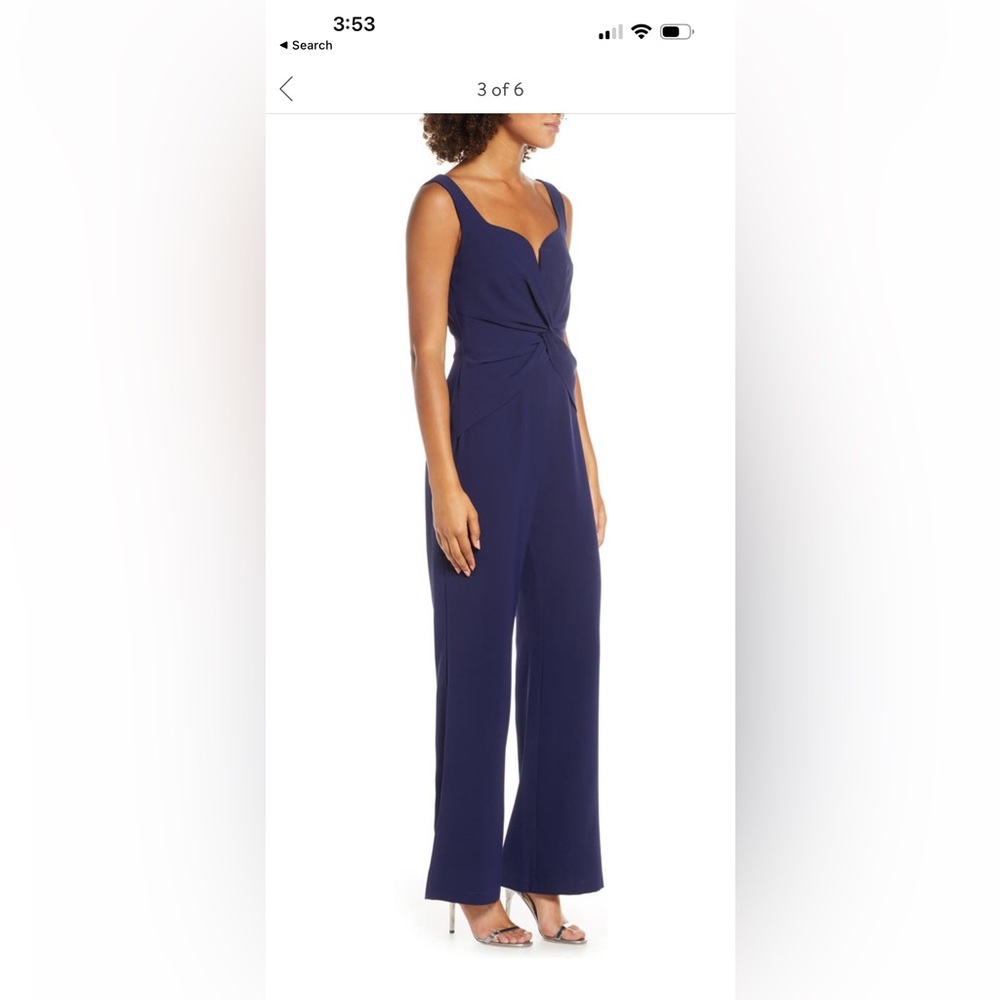Navy blue jumpsuit